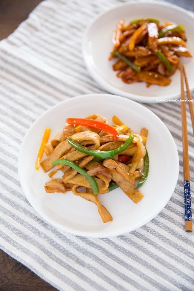 Korean fish cake side dish | MyKoreanKitchen.com