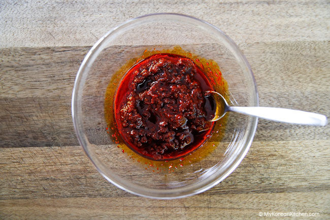 Spicy squid sauce
