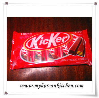 Kicker chocolate. (A KitKat Copycat)