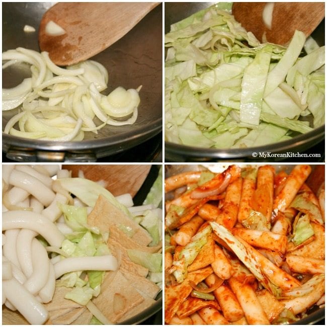 Making Easy Korean Spicy Rice Cakes