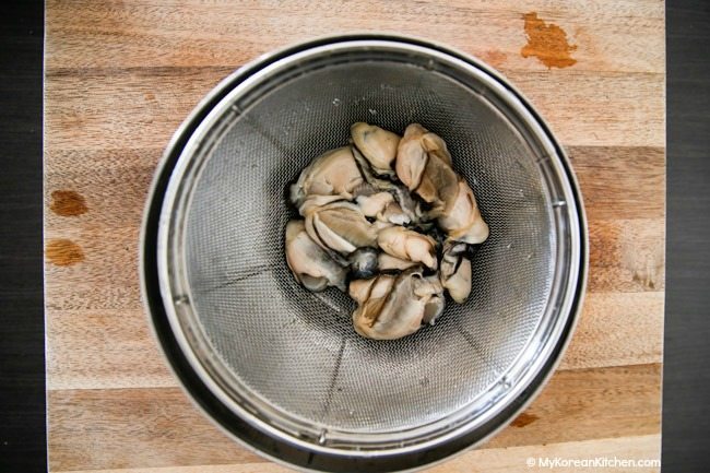 Oyster for Korean pancakes