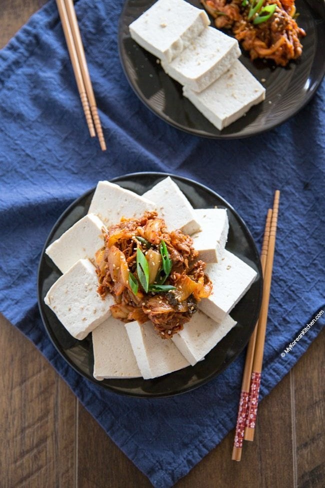 Tofu Kimchi (Dubu Kimchi) Recipe | MyKoreanKitchen.com