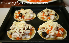 Baking pizza Baking pizza