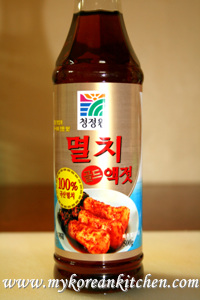 Korean anchovy sauce - A type of Korean fish sauce | MyKoreanKitchen.com