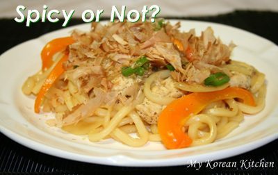 Easy Spicy Chicken Noodles | MyKoreanKitchen.com