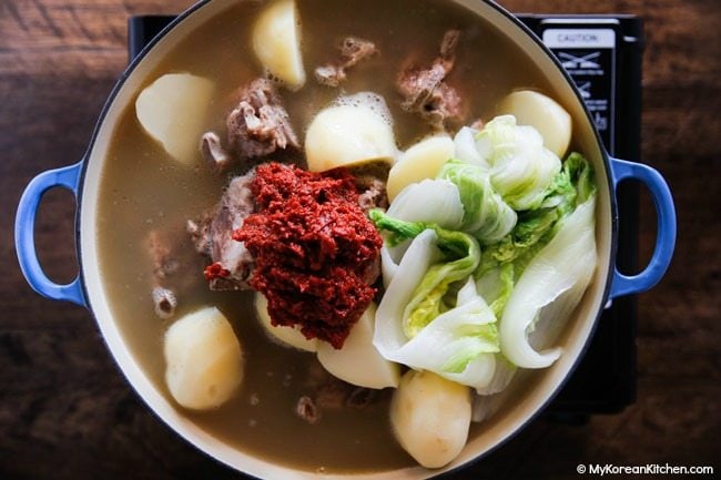 Boiling gamjatang