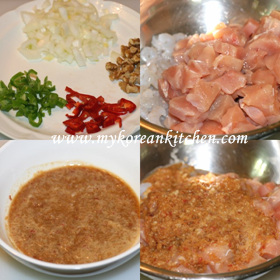 Ingredients for Chicken Lettuce Cups