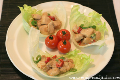 Chicken Lettuce Wraps
