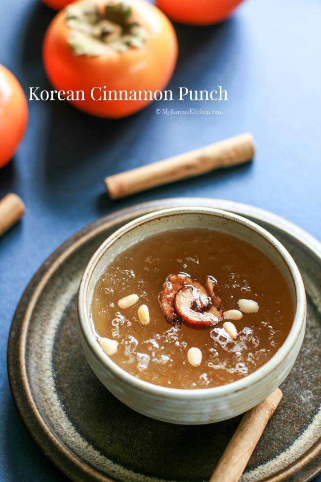 SuJeongGwa (Korean-Cinnamon-Punch) | MyKoreanKitchen.com