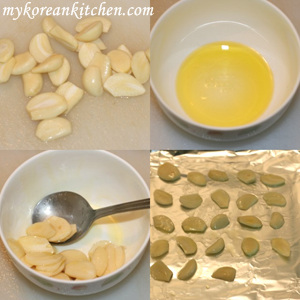 How to bake garlic in small toaster oven
