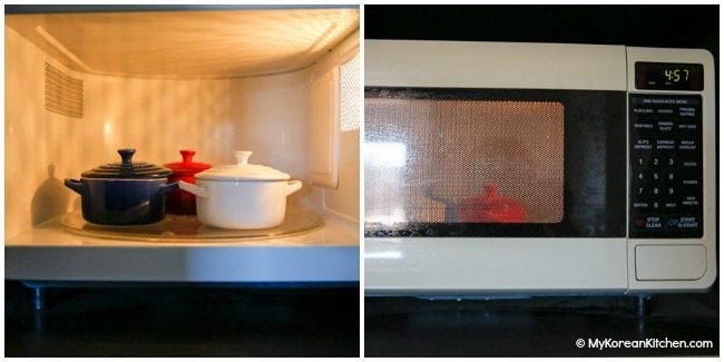 How to cook Korean steamed egg in a microwave | MyKoreanKitchen.com