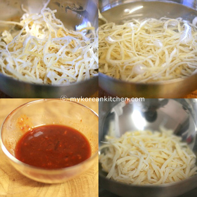 Stir Fried Dried Squid Strips (Ojingeochae Bokkeum)2