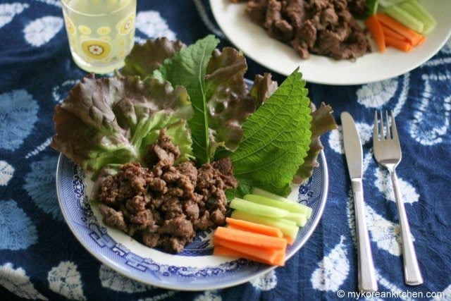 Kangaroo Meat Bulgogi BBQ | MyKoreanKitchen.com