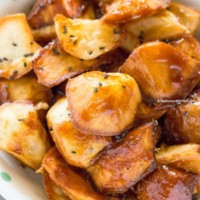 Korean Caramelized Sweet Potatoes | MyKoreanKitchen.com