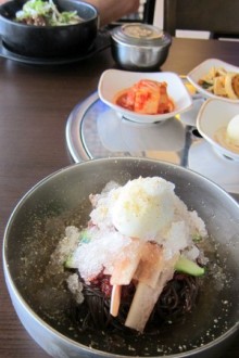Bibim Naengmyeon and Galbijjim