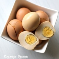 Korean Sauna Style Eggs | MyKoreanKitchen.com