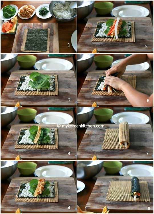 How to Make Inari Roll (Yubu Kimbap) | MyKoreanKitchen.com