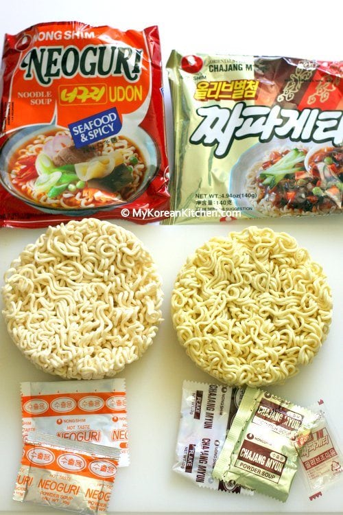 Jjapaguri Ingredients