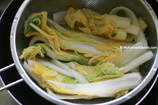 Salty Napa cabbage