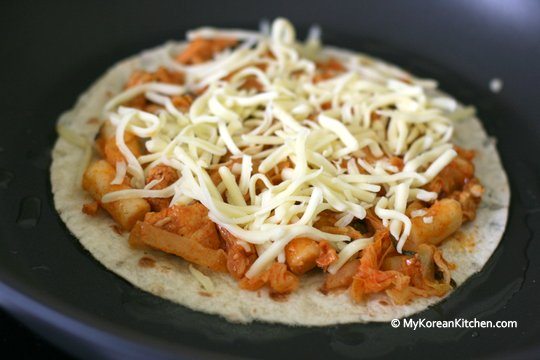 Cheese on Dak Galbi