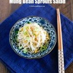 Korean Style Seasoned Mung Bean Sprouts Salad (Sukju Namul Muchim) | MyKoreanKitchen.com