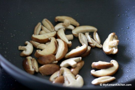 Mushroom for Bibimbap