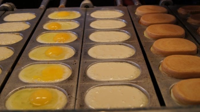 Korean Egg Bread from the street in Seoul