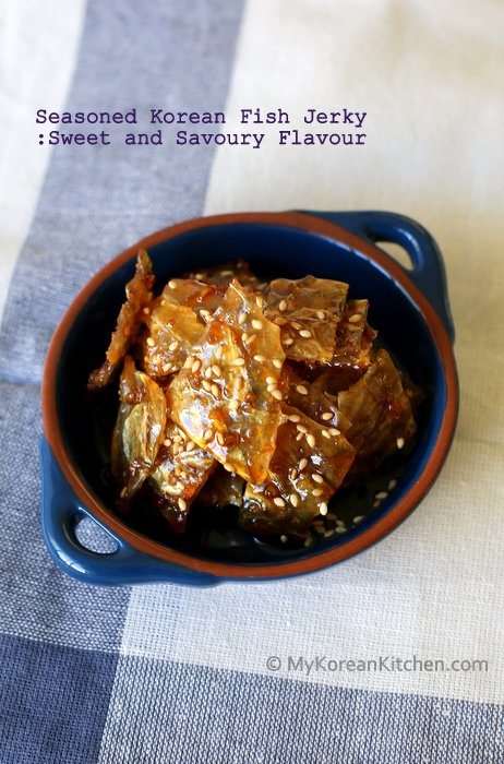 Seasoned Korean Fish Jerky - Sweet and Savoury
