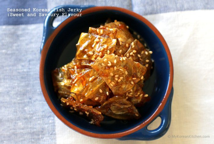 Seasoned Korean Fish Jerky - Sweet and Savoury