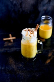 Homemade Pumpkin Spice Latte (No Coffee) | MyKoreanKitchen.com