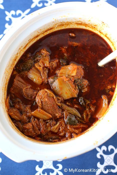 Slow Cooker Kimchi Stew with Beef Slow Cooker Kimchi Stew with Beef