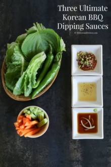 Three Ultimate Korean BBQ Dipping Sauces | MyKoreanKitchen.com