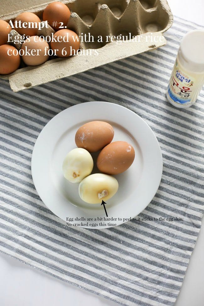 How to Make Korean Sauna Style Eggs with a Slow Cooker | MyKoreanKitchen.com