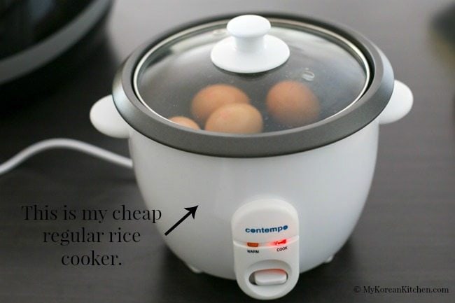 How to Make Korean Sauna Style Eggs with a Slow Cooker | MyKoreanKitchen.com
