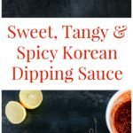 Sweet, tangy and spicy Korean gochujang sauce | MyKoreanKitchen.com
