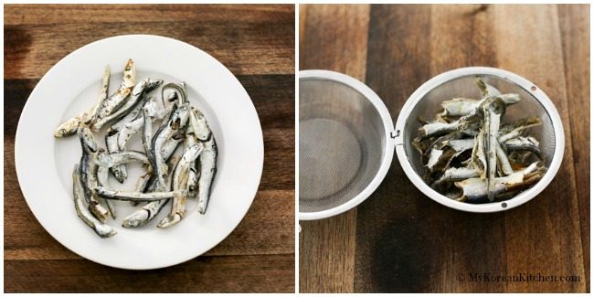 How to Make Korean Style Dashi (Dried Kelp and Dried Anchovy Stock) | MyKoreanKitchen.com