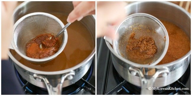 Authentic Korean soybean paste soup (Doenjang Guk) recipe - It's easy, delicious and comforting! | MyKoreanKitchen.com