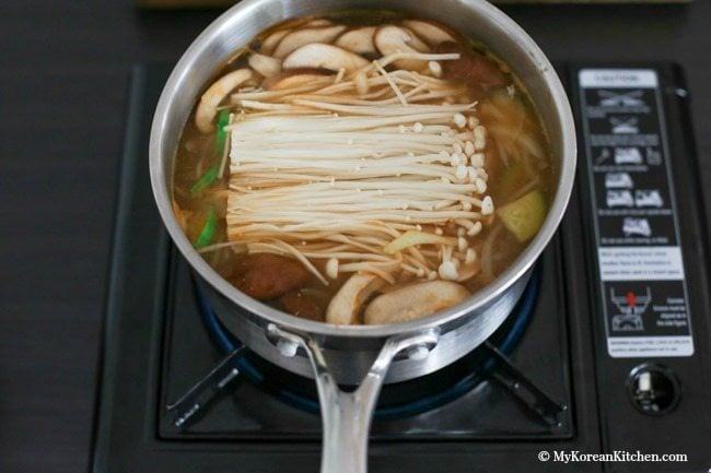 Authentic Korean soybean paste soup (Doenjang Guk) recipe - It's easy, delicious and comforting! | MyKoreanKitchen.com