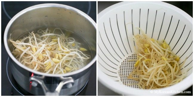 Korean Spicy Chewy Noodles (Jjolmyeon) - Bouncy textured noodles served with fresh vegetables and sweet, tangy and spicy Korean sauce | MyKoreanKitchen.com