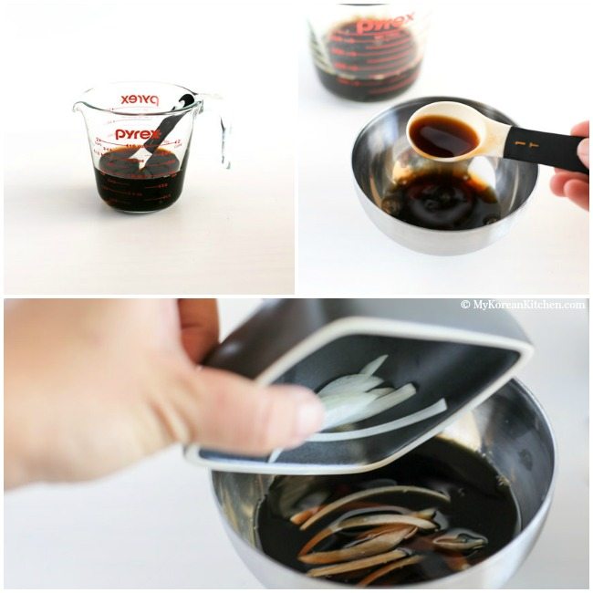 Korean Sweet Tangy Soy Dipping Sauce Recipe - Pair it with your next Korean pancakes or Korean dumplings | MyKoreanKitchen.com