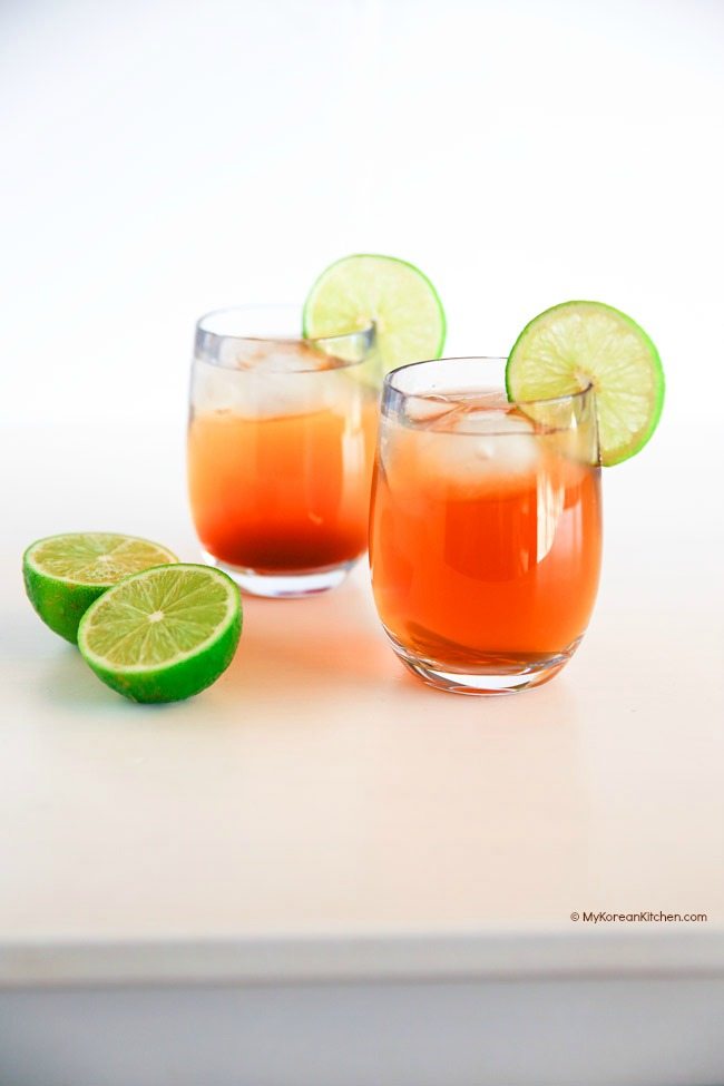 How to Make Korean Plum Tea (Maesil Cha) | MyKoreanKitchen.com