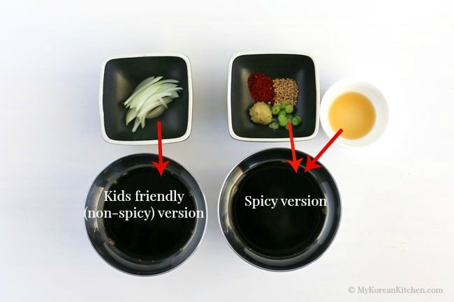 Korean Sweet Tangy Soy Dipping Sauce Recipe - Pair it with your next Korean pancakes or Korean dumplings | MyKoreanKitchen.com