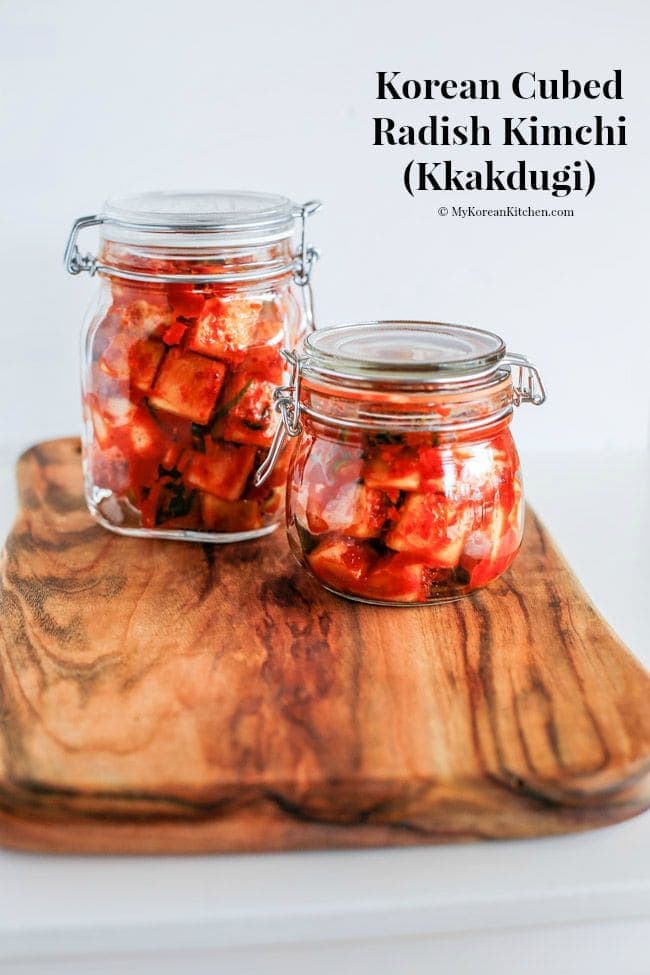 How to make authentic Korean cubed radish Kimchi (KKakdugi) | MyKoreanKitchen.com