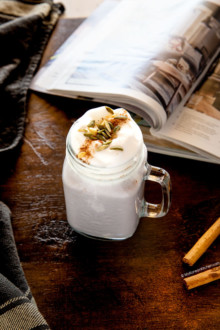 Sweet Potato Latte | MyKoreanKitchen.com