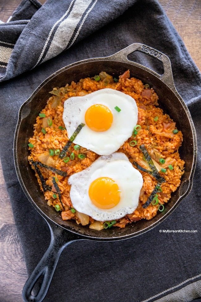 Best Kimchi Fried Rice | MyKoreanKitchen.com