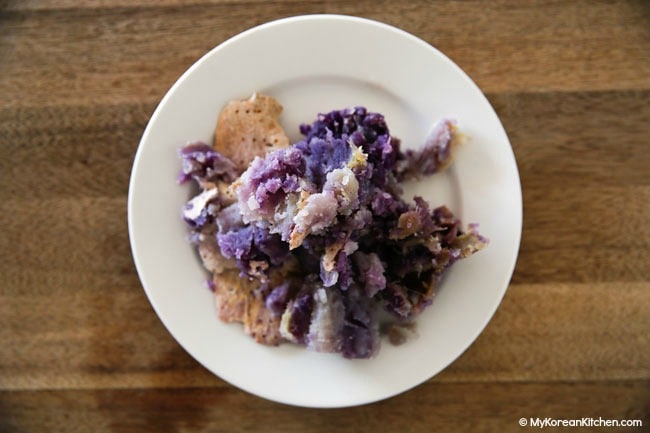 Roasted Purple Sweet Potato