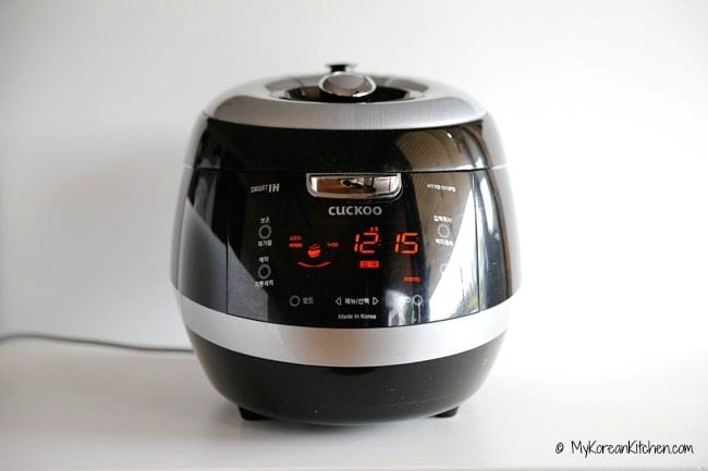My Korean Kitchen Essential Tools - Cuckoo IH Pressure Rice Cooker | MyKoreanKitchen.com