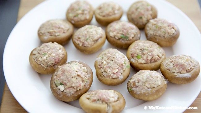 stuffed shiitake mushrooms