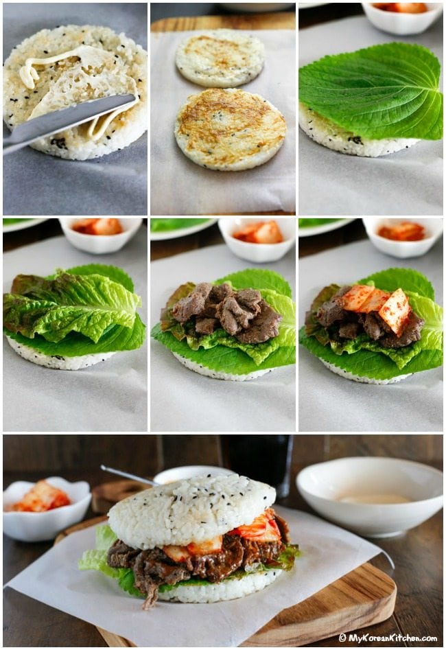 How to Make Bulgogi Rice Burger | MyKoreanKitchen.com