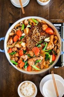 How to make Jjimdak - a popular Korean braised chicken | MyKoreanKitchen.com